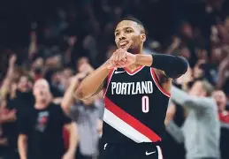 利拉德32分开拓者胜奇才